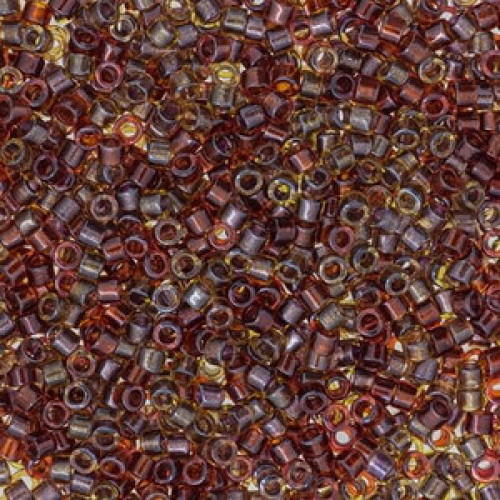 Miyuki delica beads 11/0 - Sparkeling lined cranberry harvest mix - DB-990